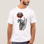 HALLOWEEN WITXHY FRAMAN SKELETON ROSE | WITCHCRAFT T-Shirt (Vorderseite)