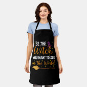 Halloween Witz für Frauen Wiccan Witchcraft Schürze (Getragen)