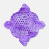 Halloween Witz Iconic Silhouette Lila Grunge Geschenkschachtel (Ungefaltet)