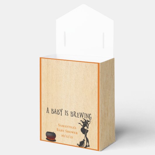 Halloween Witz Oktober Babydusche Danke Geschenkschachtel (Geöffnet)