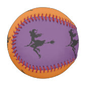 Halloween Witz Riding Broom Thunder_Cove Baseball (Vorderseite Links)