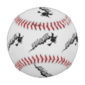 Halloween Witz Riding Broom Thunder_Cove Baseball (Rückseite)