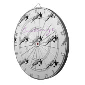 Halloween Witz Riding Broom Thunder_Cove Dartscheibe (Vorderseite rechts)