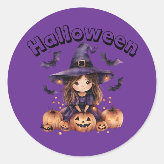 Halloween Witz Sticker (Vorderseite)