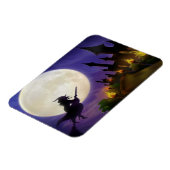 Halloween Witz Vollmond Magnet (Linke Seite)