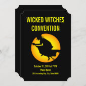 Halloween Witzen Convention Party Einladung (Vorne/Hinten)