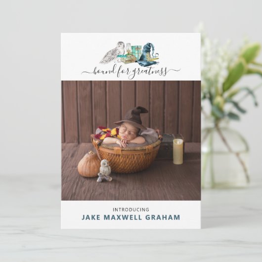 Halloween Wizard | Ankündigung auf der doppelten S (Stehend Vorderseite)