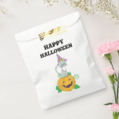 Halloween Wizard Cat on Pumpkin Geschenktütchen (Versiegelt)