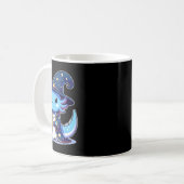 Halloween Wizard Funny Axolotl Kaffeetasse (Vorderseite Links)
