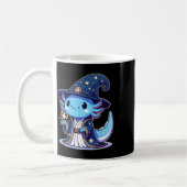Halloween Wizard Funny Axolotl Kaffeetasse (Links)