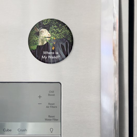 Halloween Wizard Goat Magnet (In Situ (Kühlschrank))