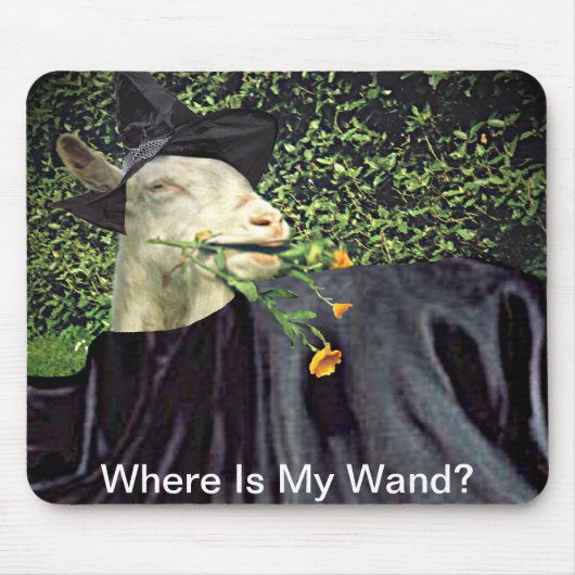 Halloween Wizard Goat Mousepad (Vorne)