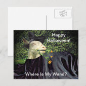 Halloween Wizard Goat Postkarte (Vorne/Hinten)