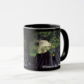 Halloween Wizard Goat Tasse (VorderseiteRechts)