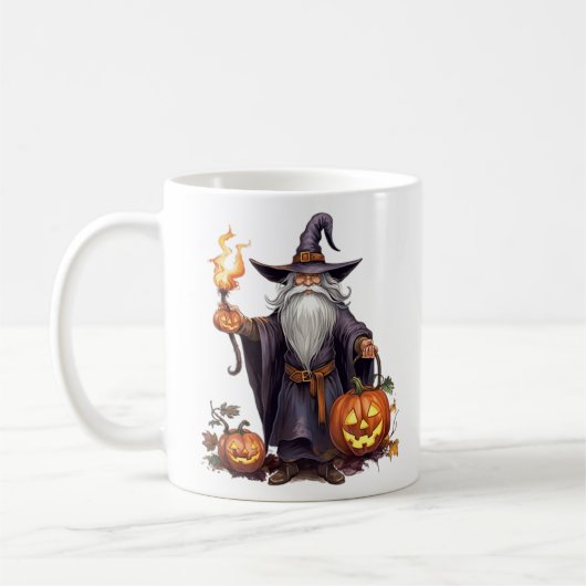 Halloween Wizard Kaffeetasse (Links)