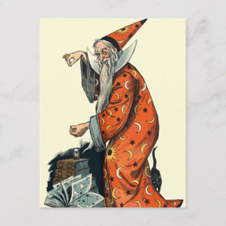 Halloween Wizard Karte