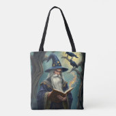Halloween Wizard Tasche (Rückseite)