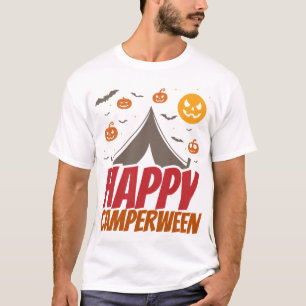 Halloween-Wohnwagen Camping Outdoor T-Shirt