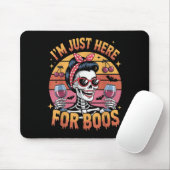 Halloween Women Funny Im Just Here For The Boos Sk Mousepad (Mit Mouse)