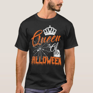 Halloween Womens Spiderweb Beängstigende Spooky G T-Shirt