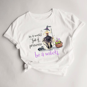 Halloween Womens Witz T - Shirt Witchy Cauldron