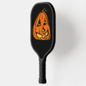 Halloween Wonky Pumpkin Pickleball Schläger (Links)
