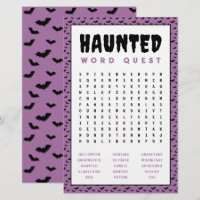 Halloween Word Search Game | Spuk Word Games