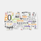 Halloween Words Typografy Fun Gastgeschenk Boxen Geschenkschachtel (Ungefaltet)
