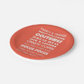 HALLOWEEN WORTEN PAPPTELLER (Schrägansicht)