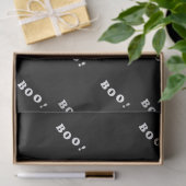 Halloween-Wörter auf schwarz Seidenpapier (Geschenk)