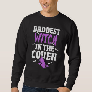 Halloween-Wortspiel: Die schlimmste Hexe im Koven Sweatshirt