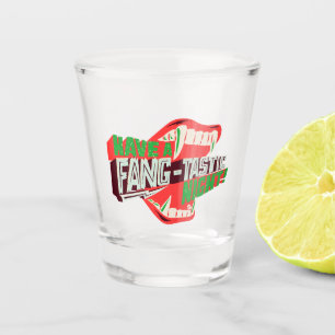 Halloween-Wortspiel: Hab eine fantastische Nacht Schnapsglas