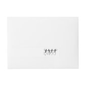 Halloween Wrap um Labels Rundum-Adressaufkleber (Vorderseite)