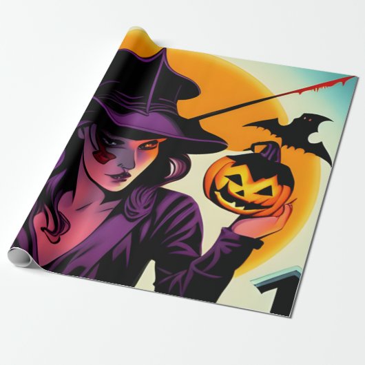 Halloween Wrapping Geschenkpapier (Ungerollt)