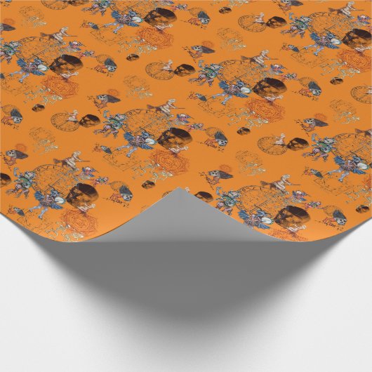 Halloween Wrapping Paper #5 Geschenkpapier (Ecke)