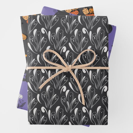 Halloween Wrapping Paper Bundle Geschenkpapier Set (Beispiel)