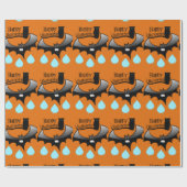 Halloween Wrapping Paper, Cat Geschenkpapier (Flach)