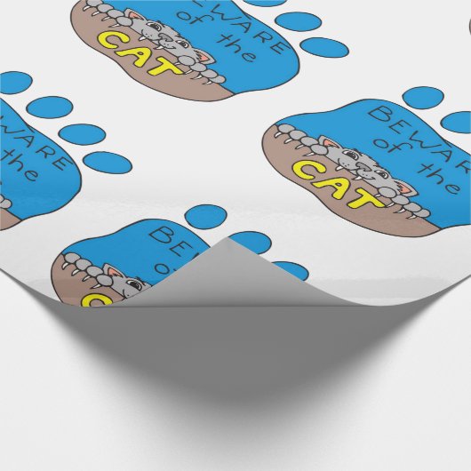 Halloween Wrapping Paper, Cat Geschenkpapier (Ecke)