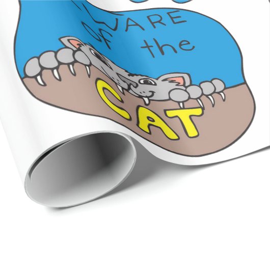 Halloween Wrapping Paper, Cat Geschenkpapier (Rolleneckpunkt)