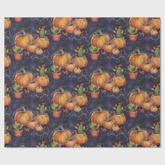 Halloween Wrapping Paper - Design 1 Geschenkpapier (Flach)