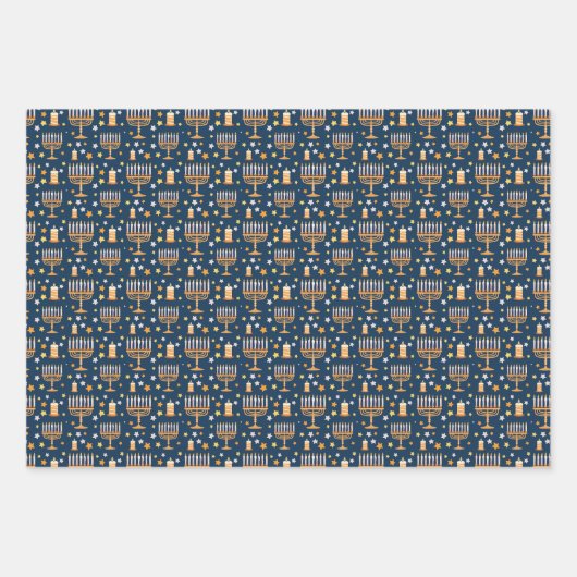 Halloween Wrapping Paper Flat Sheet Set 3 Geschenkpapier Set (Vorderseite)