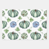 Halloween Wrapping Paper Flat Sheet Set 3 Geschenkpapier Set (Vorderseite)