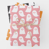 Halloween Wrapping Paper Flat Sheet Set 3 Geschenkpapier Set (Beispiel)