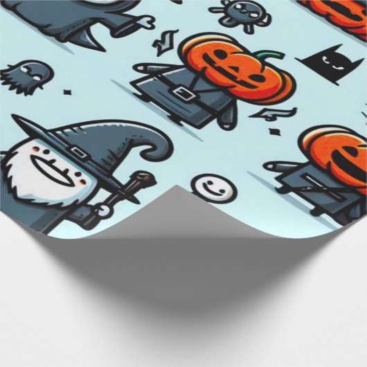 Halloween Wrapping Paper Geschenkpapier (Ecke)