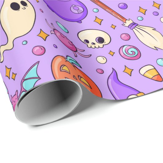 Halloween Wrapping Paper Geschenkpapier (Rolleneckpunkt)