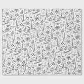 Halloween Wrapping Paper Geschenkpapier (Flach)