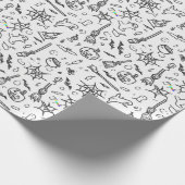 Halloween Wrapping Paper Geschenkpapier (Ecke)