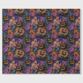 Halloween Wrapping Paper Geschenkpapier (Flach)