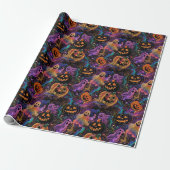 Halloween Wrapping Paper Geschenkpapier (Ungerollt)