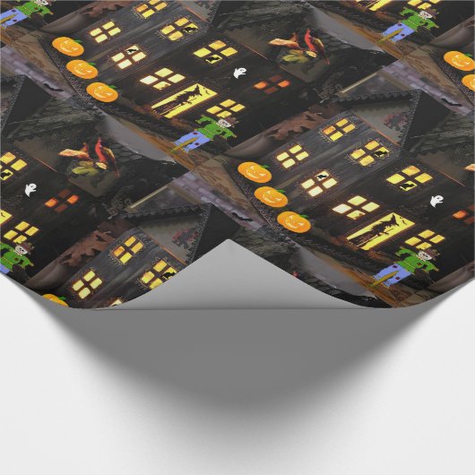 Halloween Wrapping Paper Geschenkpapier (Ecke)